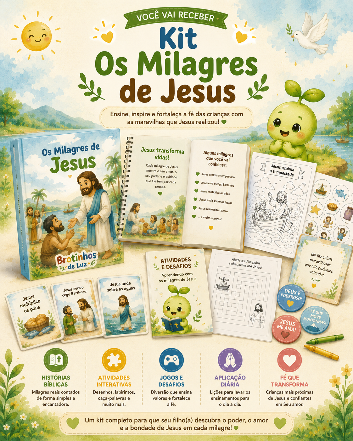Kit Os Milagres de Jesus
